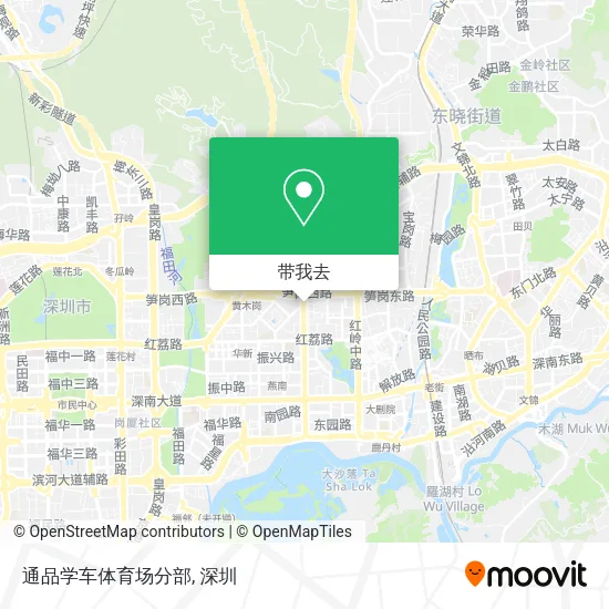 通品学车体育场分部地图