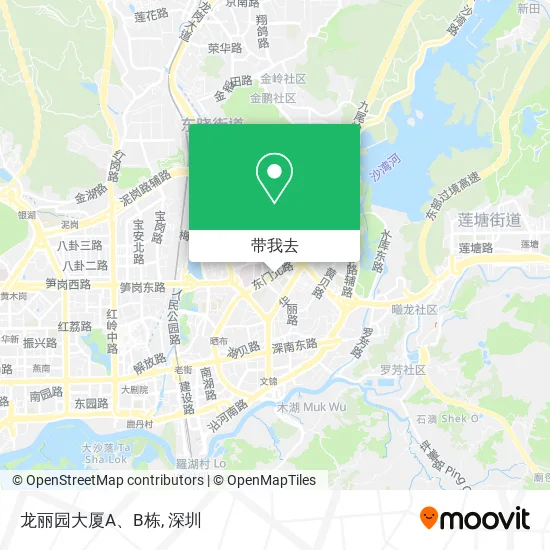 龙丽园大厦A、B栋地图