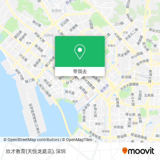 欣才教育(天悦龙庭店)地图