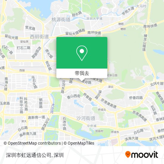 深圳市虹远通信公司地图