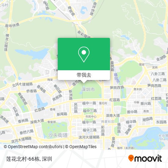莲花北村-66栋地图