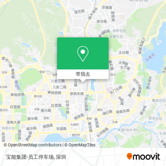 宝能集团-员工停车场地图