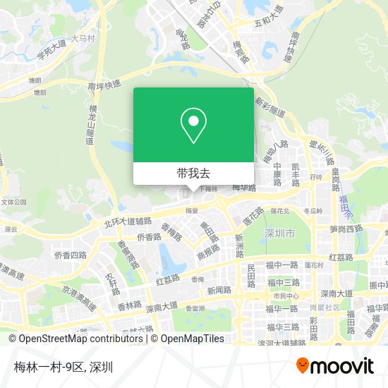 梅林一村-9区地图
