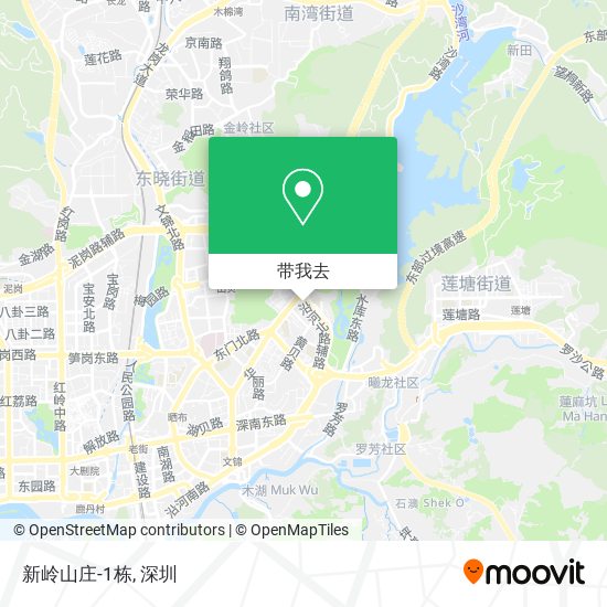 新岭山庄-1栋地图