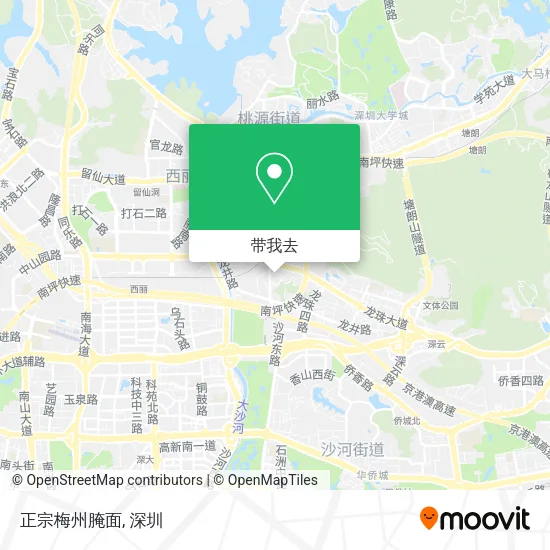 正宗梅州腌面地图