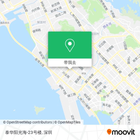 泰华阳光海-23号楼地图