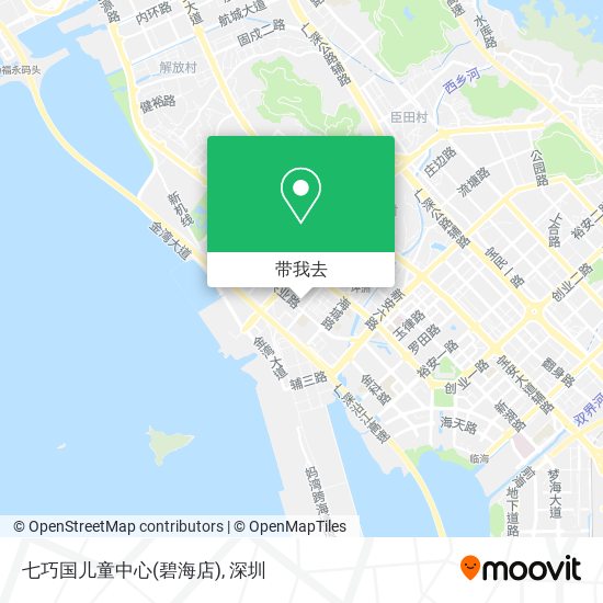 七巧国儿童中心(碧海店)地图