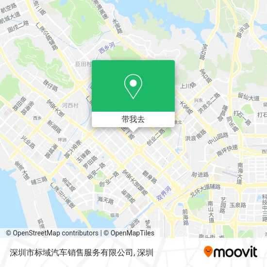 深圳市标域汽车销售服务有限公司地图