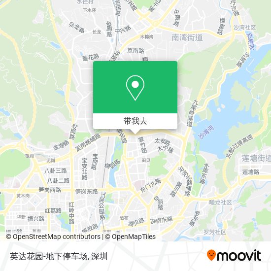 英达花园-地下停车场地图