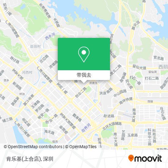 肯乐基(上合店)地图