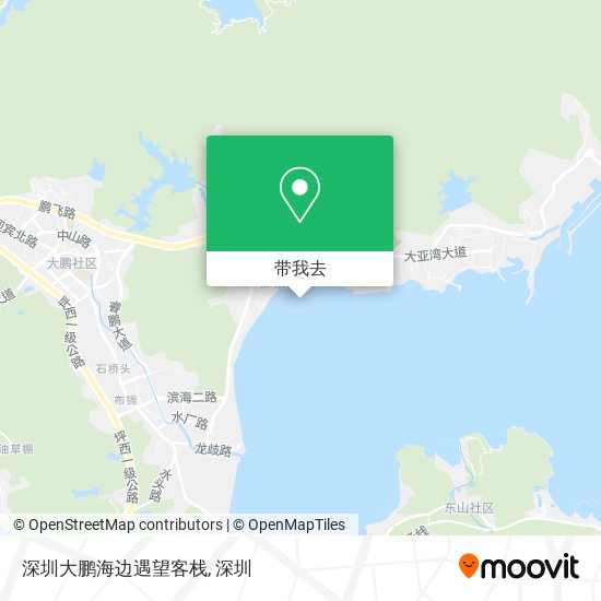 深圳大鹏海边遇望客栈地图