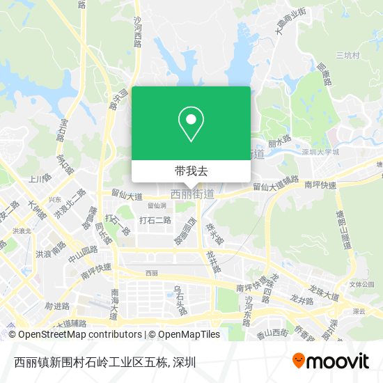 西丽镇新围村石岭工业区五栋地图