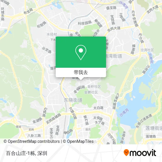 百合山庄-1栋地图