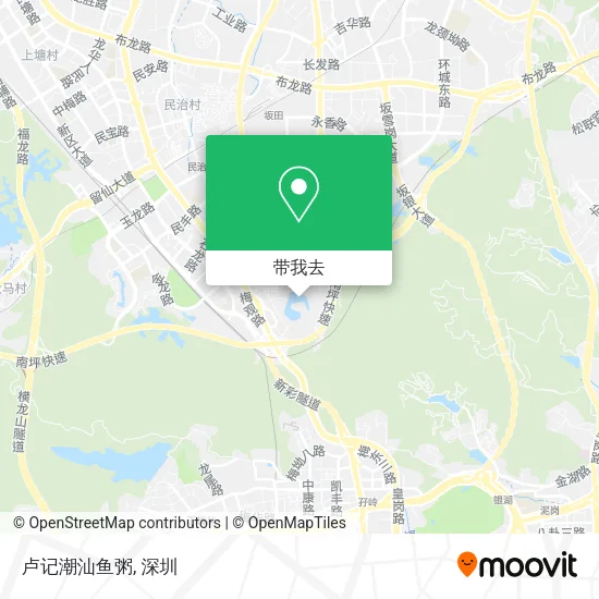 卢记潮汕鱼粥地图