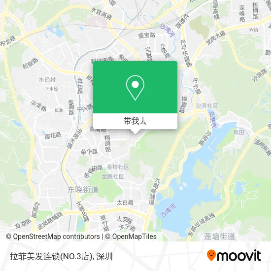 拉菲美发连锁(NO.3店)地图