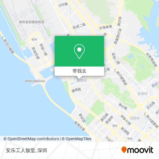安乐工人饭堂地图