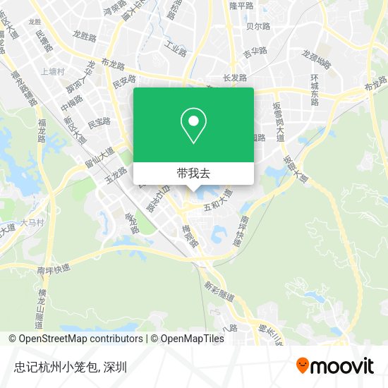 忠记杭州小笼包地图