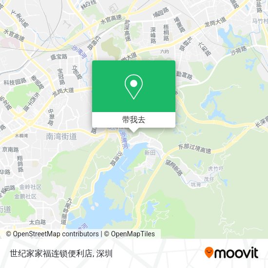 世纪家家福连锁便利店地图