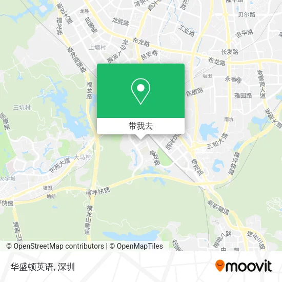 华盛顿英语地图