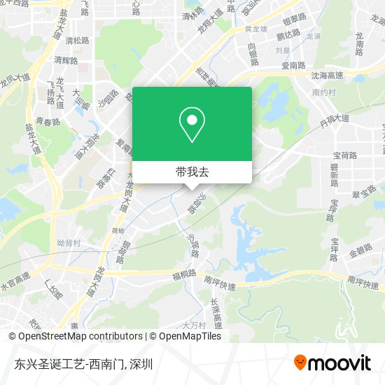 东兴圣诞工艺-西南门地图
