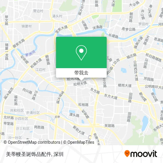 美蒂幔圣诞饰品配件地图