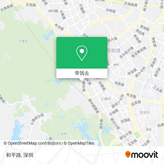 和平路地图