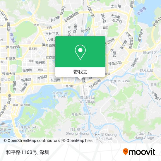 和平路1163号地图
