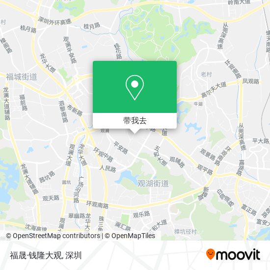 福晟·钱隆大观地图