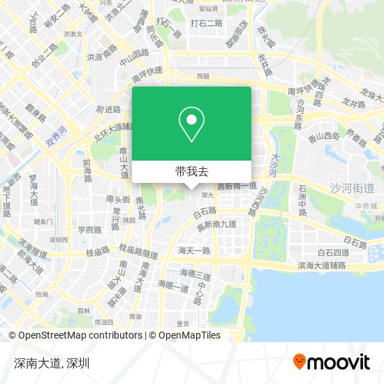 深南大道地图