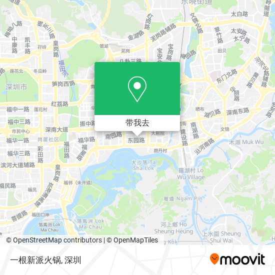 一根新派火锅地图