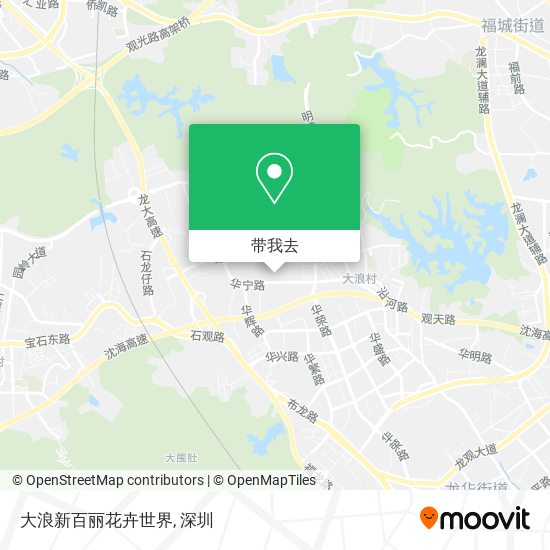 大浪新百丽花卉世界地图