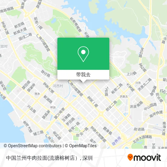 中国兰州牛肉拉面地图