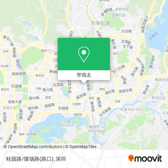桂园路/煤场路(路口)地图