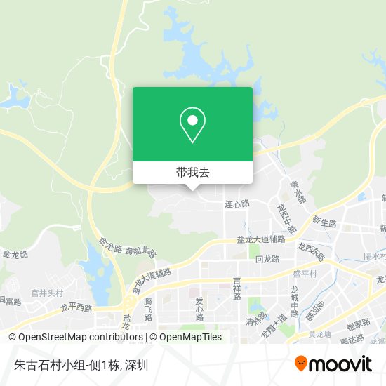 朱古石村小组-侧1栋地图