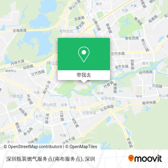 深圳瓶装燃气服务点(南布服务点)地图