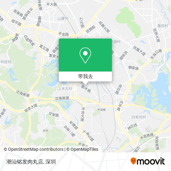 潮汕铭发肉丸店地图