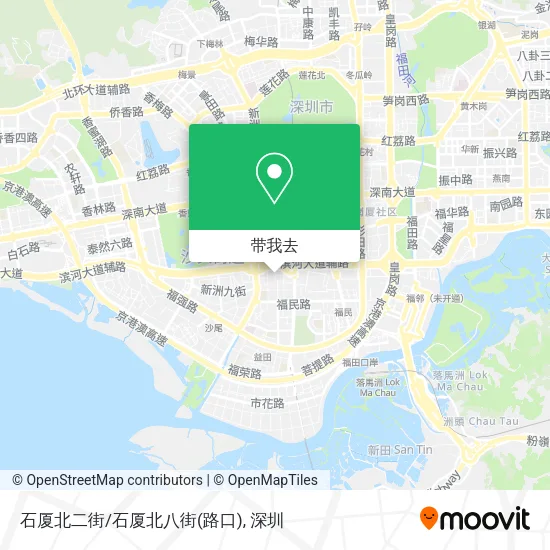 石厦北二街/石厦北八街(路口)地图
