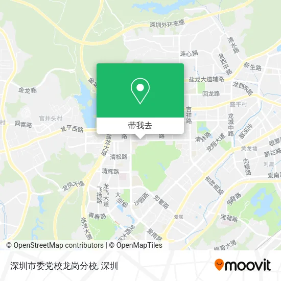 深圳市委党校龙岗分校地图