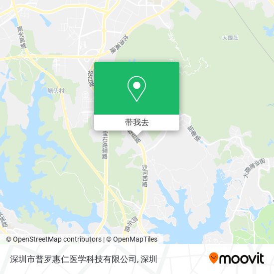 深圳市普罗惠仁医学科技有限公司地图