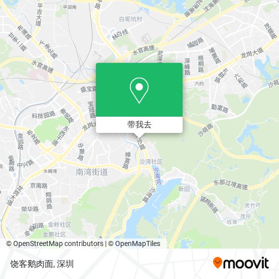 饶客鹅肉面地图