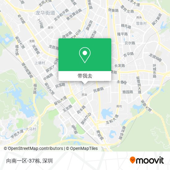 向南一区-37栋地图
