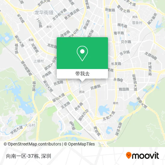 向南一区-37栋地图