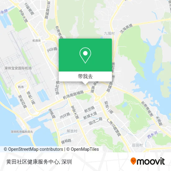 黄田社区健康服务中心地图