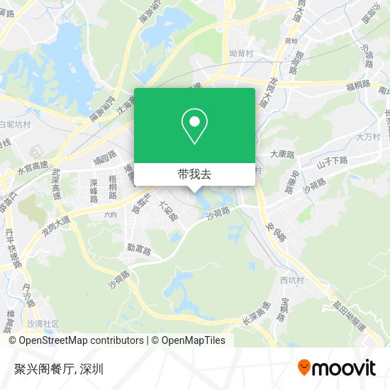 聚兴阁餐厅地图