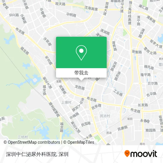 深圳中仁泌尿外科医院地图