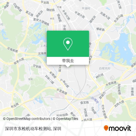 深圳市东检机动车检测站地图