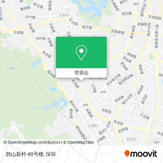 鹊山新村-40号楼地图