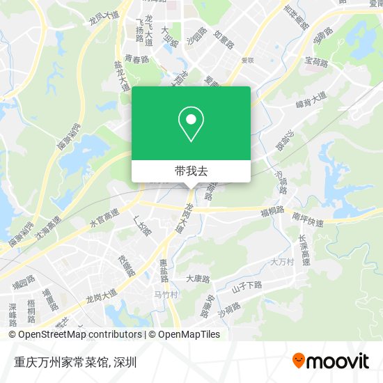 重庆万州家常菜馆地图