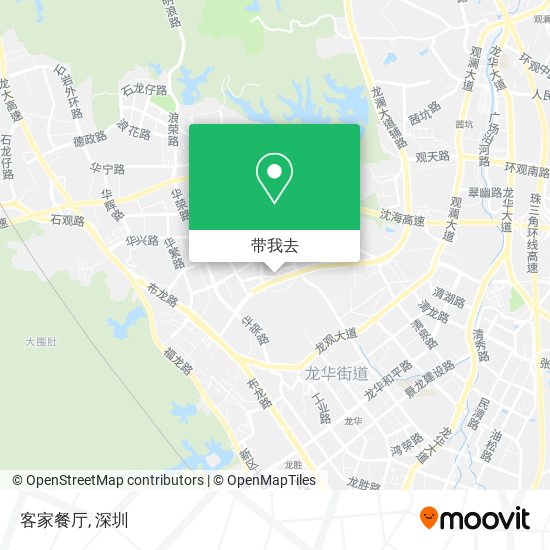 客家餐厅地图