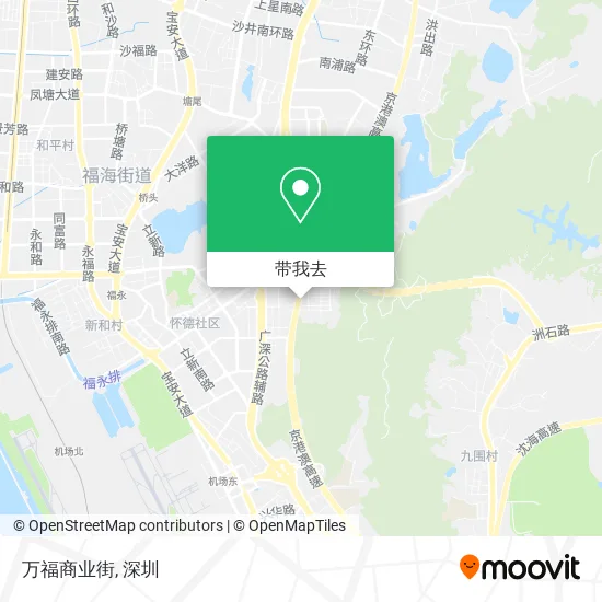 万福商业街地图